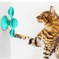 Shop pet new products luminous rotating cat rubs hair cat brush turntable windmill funny cat toy